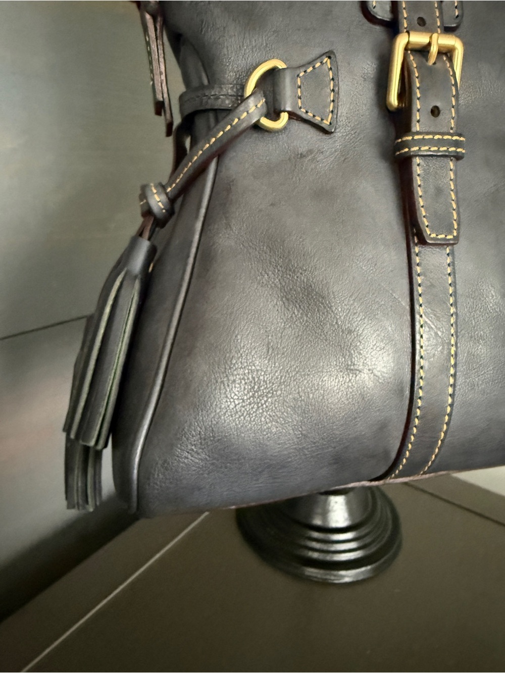 Dooney & Bourke Florentine Domed Buckle Satchel - Picture 4 of 8